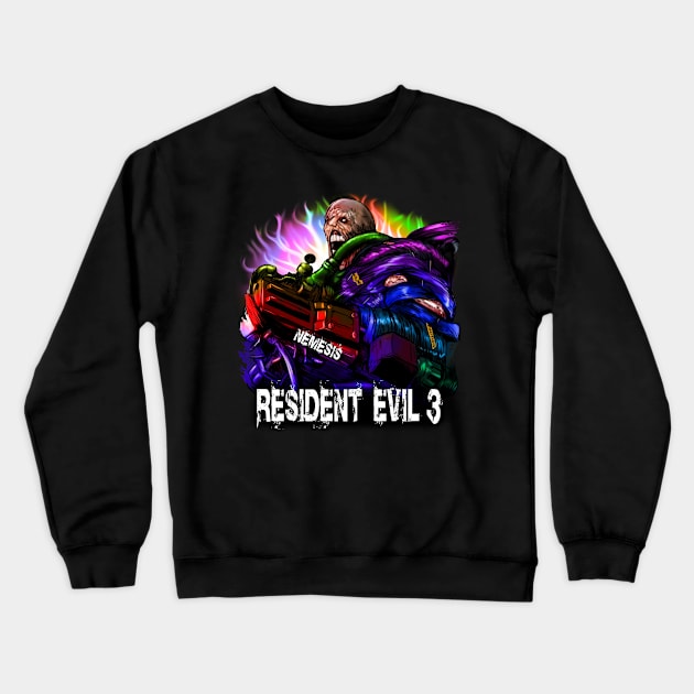 Resident evil 3 remake nemesis Crewneck Sweatshirt by AndreyG